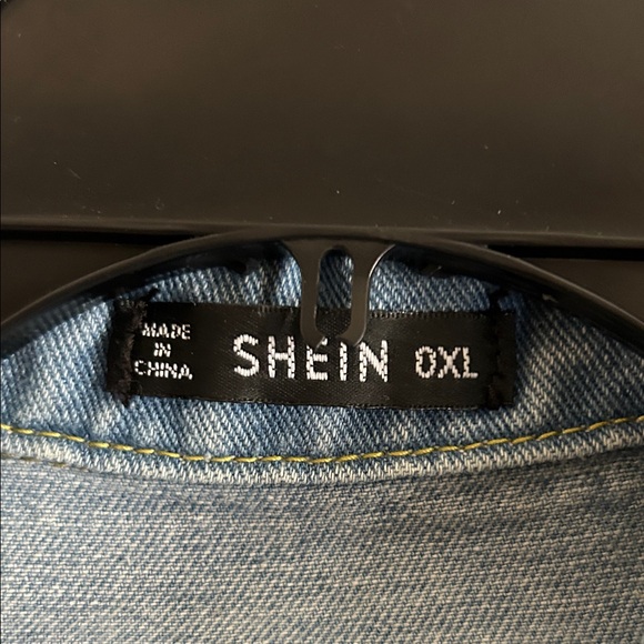 SHEIN Distressed Denim Jacket - Picture 2 of 3